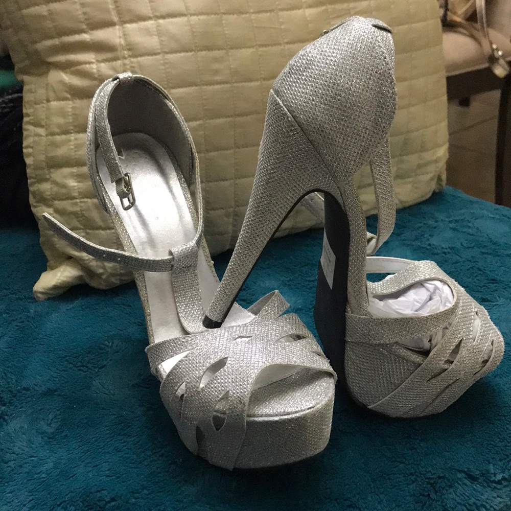 Silver heels